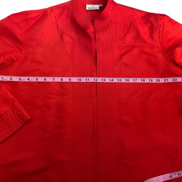 Elegant Red Women's Jacket - Picture 10 of 14